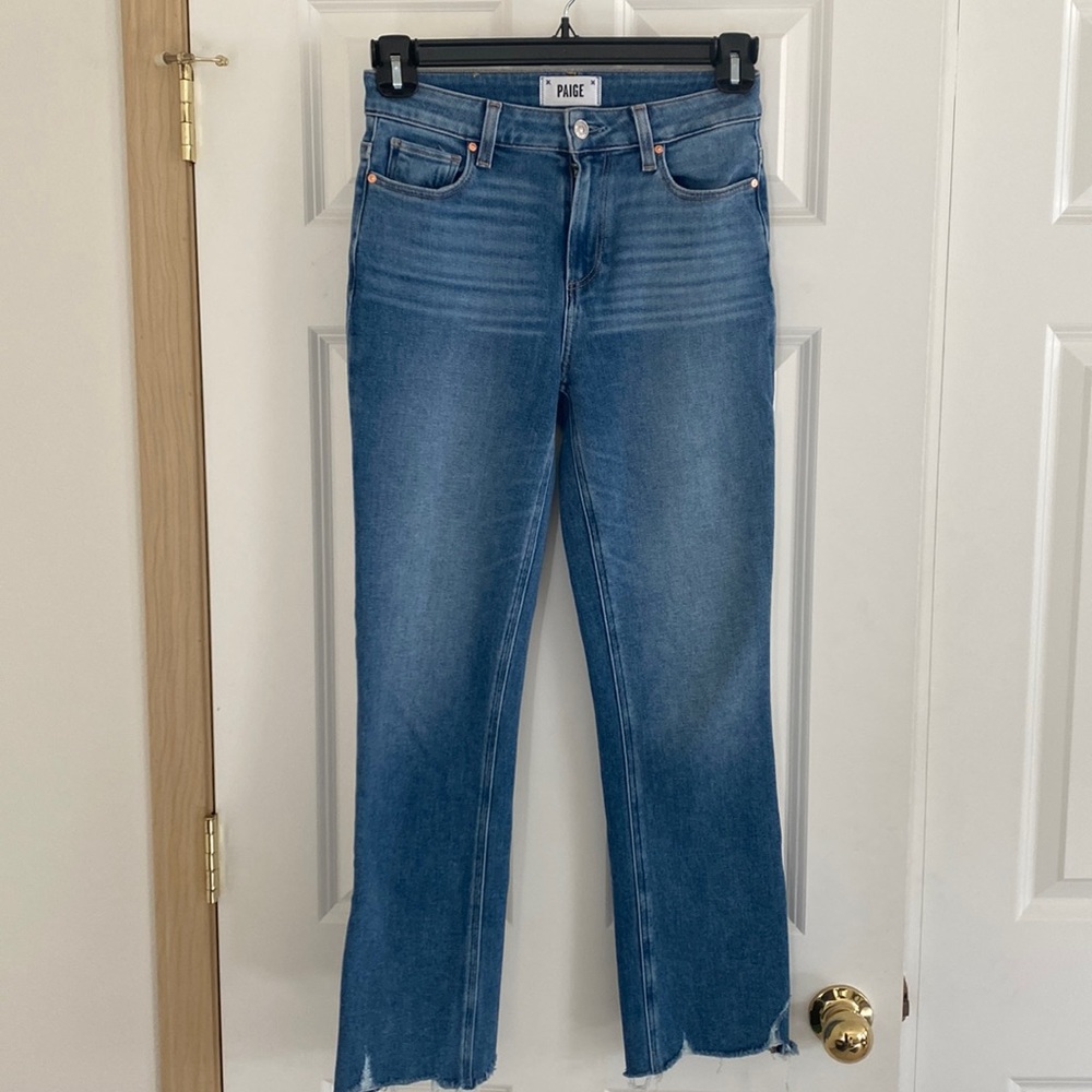 Paige Cindy straight cropped jeans